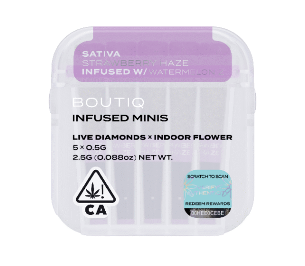 Boutiq Infused Minis Pre Rolls Strawberry Haze & Watermelon-Z